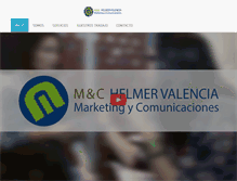 Tablet Screenshot of myc-helmervalencia.com